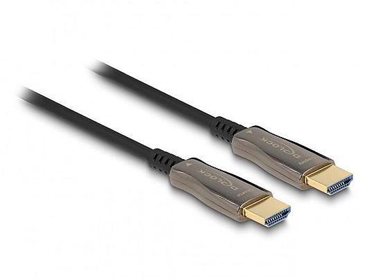 DELOCK HDMI 8K M/M 25m - Câble de connexion (Noir)