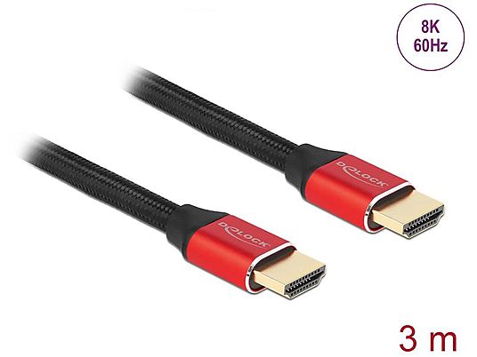 DELOCK 85775 - Câble de connexion (Rouge)