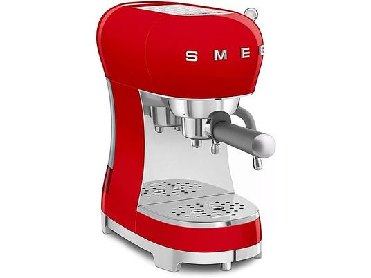 SMEG ECF02RDEU - Machine à porte-filtre (Rouge)