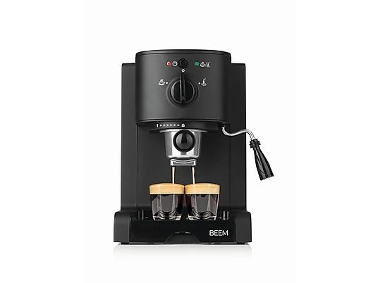 BEEM Espresso-Perfect 2 - Espresso-Siebträgermaschine (Schwarz)