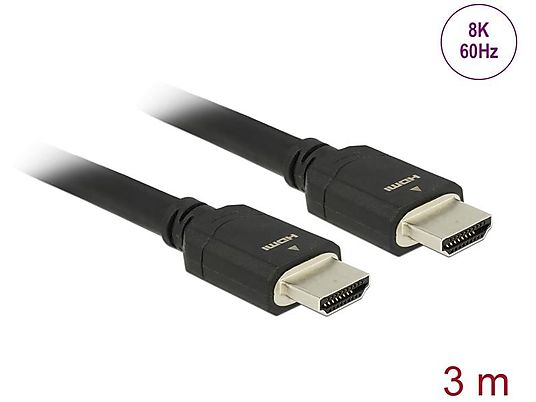 DELOCK 85295 - Câble de connexion (Noir)