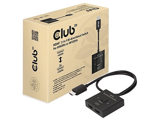 CLUB 3D CSV-1384 - KVM Switch (Mehrfarbig)