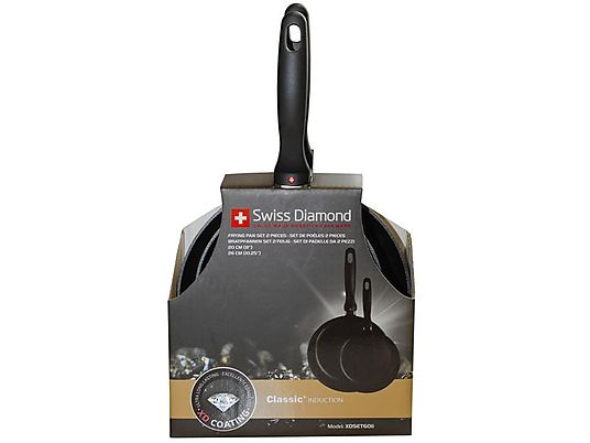 SWISS DIAMOND 89160100 - Poêle à frire (Noir)