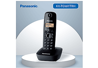 PANASONIC KX-TG 1611TRH Kablosuz Dect Telefon Siyah_2