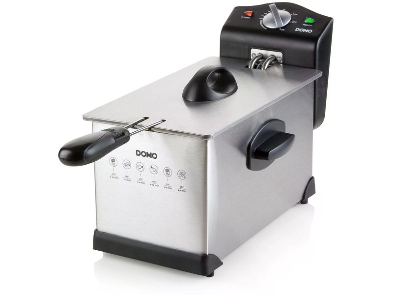 DOMO DO514FR - Friggitrice ad aria calda (Silver)