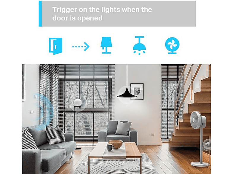 TP-Link Tapo T100 Intelligenter Bewegungssensor; Infrarot-Bewegungsmelder — Foto 4 von 4