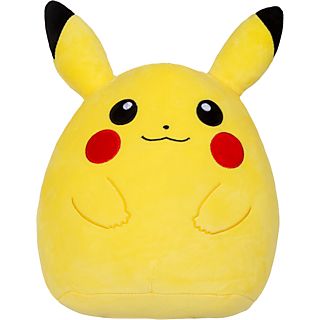 JAZWARES Squishmallows - Pokémon: Pikachu souriant - Peluche (Jaune)