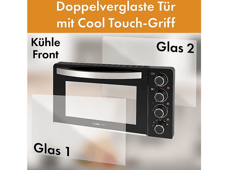 Clatronic KK3786 Kleinküche, Multibackofen — Foto 3 von 5