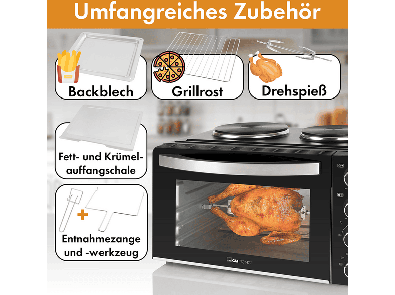 Clatronic KK3786 Kleinküche, Multibackofen — Foto 5 von 5