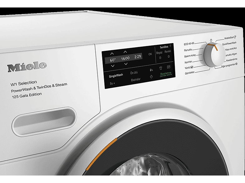 MIELE WSI883 WCS 125 Gala Edition A Enerji Sınıfı 8 kg 1600 Devir Çamaşır Makinesi Beyaz_1