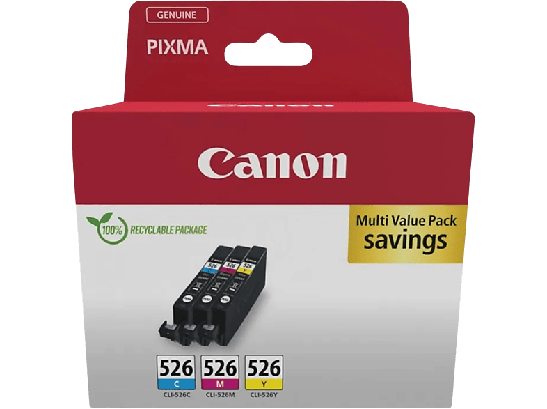 Canon Multipack Cli-526 Cyaan-magenta-geel (4541b019)