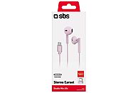 Słuchawki przewodowe SBS Studio Mix 65 USB-C Różówy