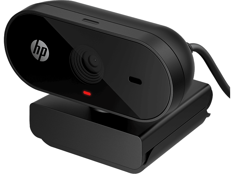 Webcam - HP 320, 1080p, USB-A, Gran angular 66º, Negro