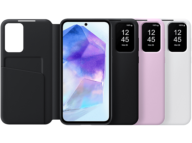 Funda móvil - Samsung, Para Galaxy A35 5G, Tapa Inteligente, Negro – imagen 2