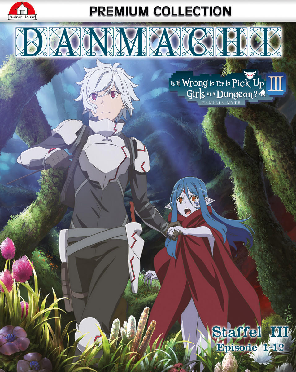 Anime-DVD-Cover mit zwei Charakteren und Text, in einer Waldumgebung.
