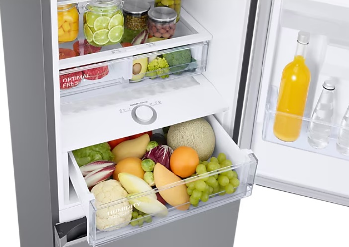 Lodówka SAMSUNG RB38C635ES9/EF 203cm Stal nierdzewna No Frost All-Around Cooling