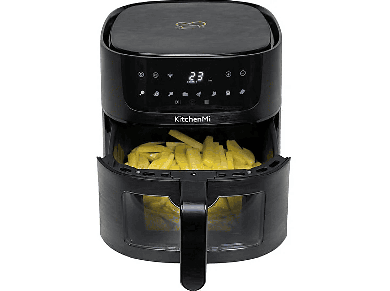 KITCHEN MI Air Fryer 6l Fritöz Siyah_2