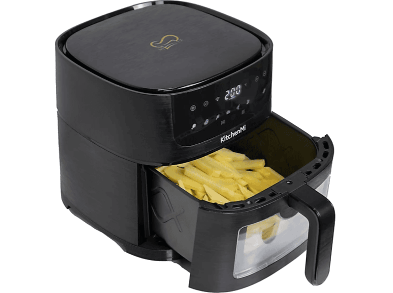 KITCHEN MI Air Fryer 6l Fritöz Siyah_3