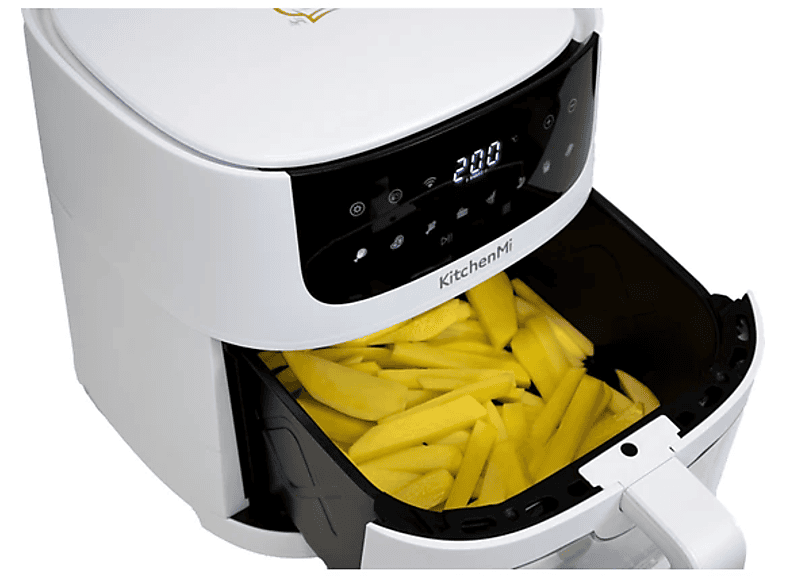 KITCHEN MI Air Fryer 6l Fritöz Beyaz_1