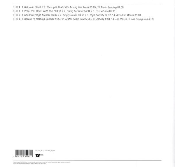 Titelliste eines Musikalbums mit Songtiteln und -dauern.