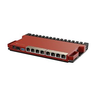 MIKROTIK L009UIGS-RM - Router - 9-Port-Switch (integriert) (Schwarz)