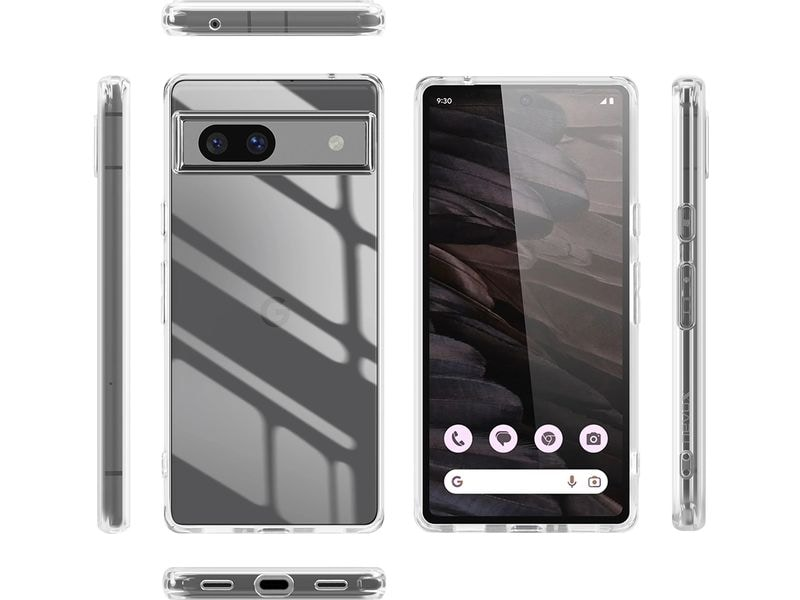 NEVOX GP8P STYLESHELL SHOCKFLEX  CLEAR - Quatrième de couverture (Convient pour le modèle: Google Quatrième de couverture)