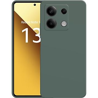 JUST IN CASE 327734 Color TPU Telefoonhoesje voor Xiaomi Redmi Note 13 Groen
