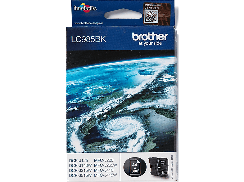 Brother Lc985bkbp Blister Noir