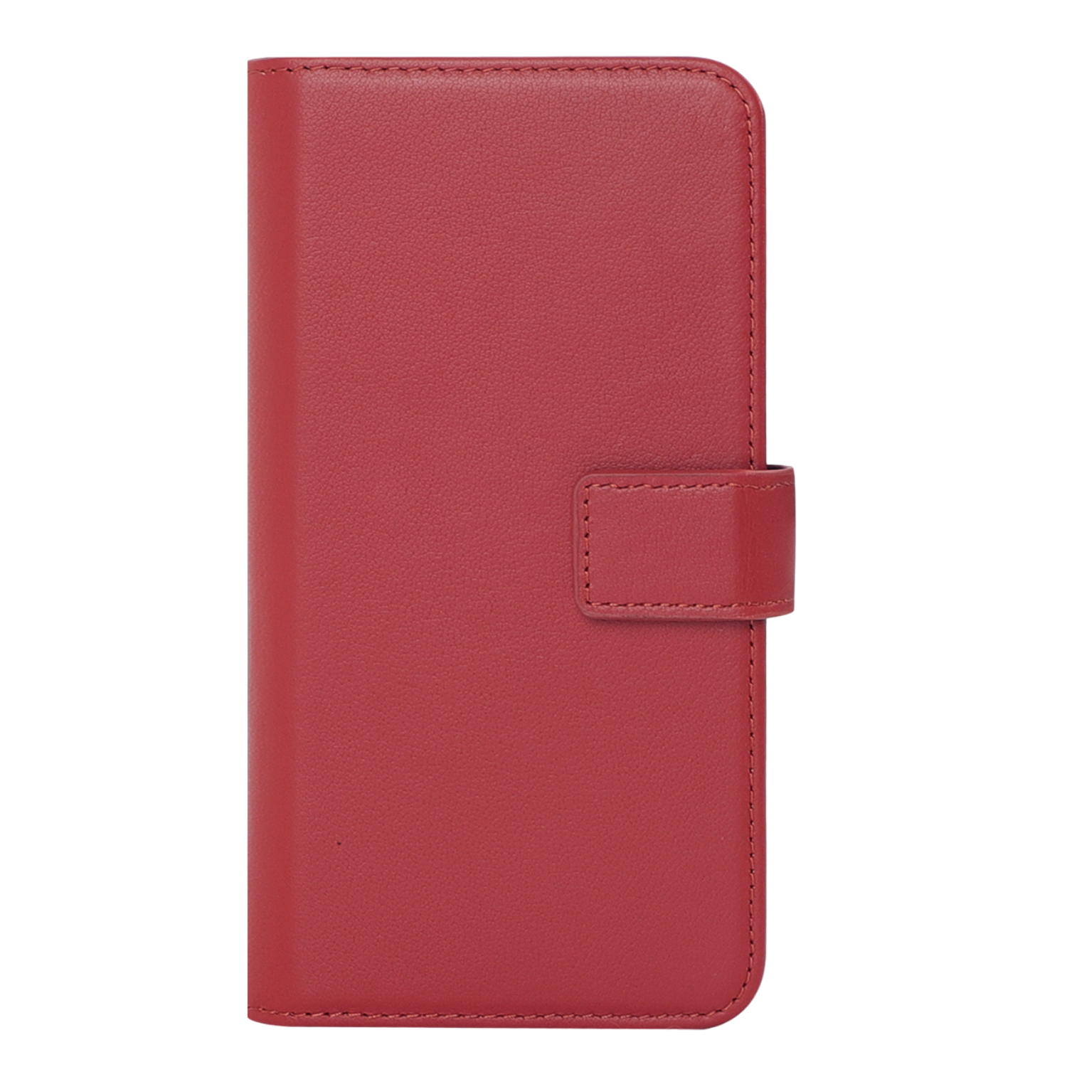 Caseuals Genuine Leather Wallet Bookcase Telefoonhoesje Voor Samsung Galaxy A35 5g Rood