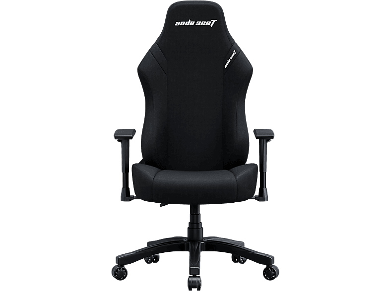 Andaseat Luna Series Black Fabric Gamestoel Zwart afbeelding