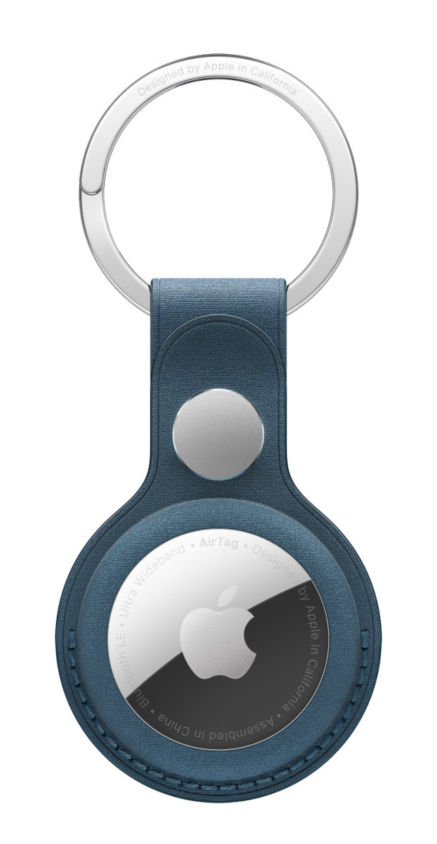OUTLET Brelok APPLE z tkaniny FineWoven do AirTaga Głębia oceanu 