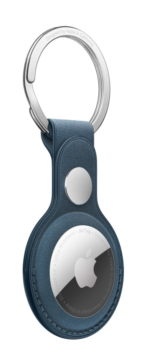 OUTLET Brelok APPLE z tkaniny FineWoven do AirTaga Głębia oceanu 