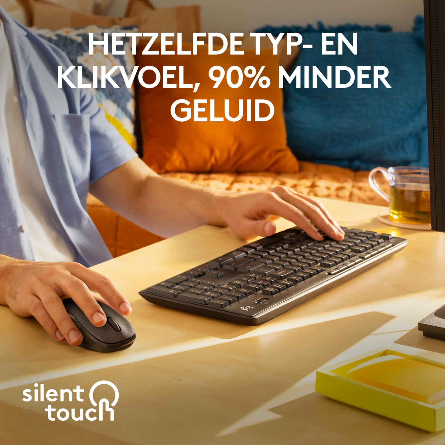 Logitech MK295 Sessiz Kablosuz Türkçe Klavye Mouse Seti - Siyah Fiyatı