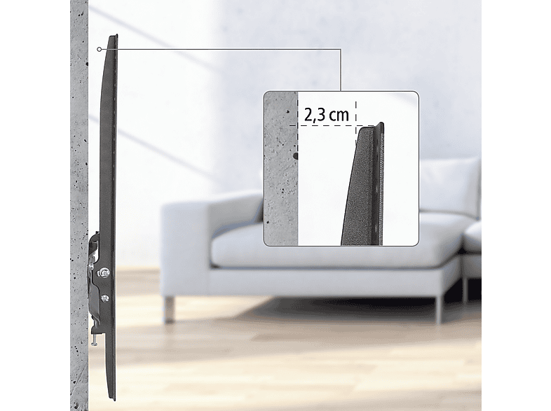 Uchwyt HAMA do TV 32-65 cali Fix 220809 – zdjęcie 3