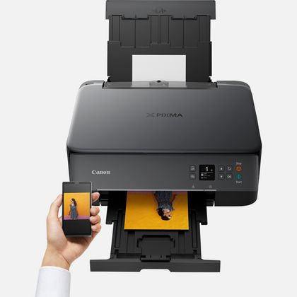 CANON PIXMA TS5350 schwarz, Tinte (3773C006), Multifunktionsdrucker, WLAN, Schwarz
