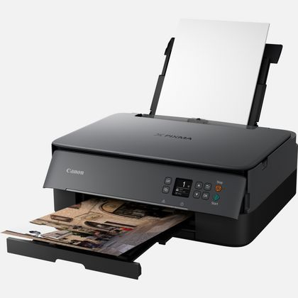CANON PIXMA TS5350 schwarz, Tinte (3773C006), Multifunktionsdrucker, WLAN, Schwarz