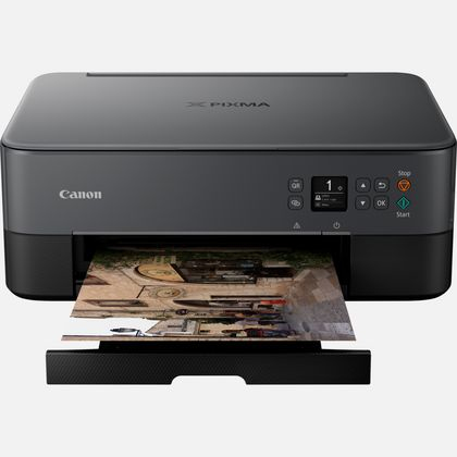 CANON PIXMA TS5350 schwarz, Tinte (3773C006), Multifunktionsdrucker, WLAN, Schwarz