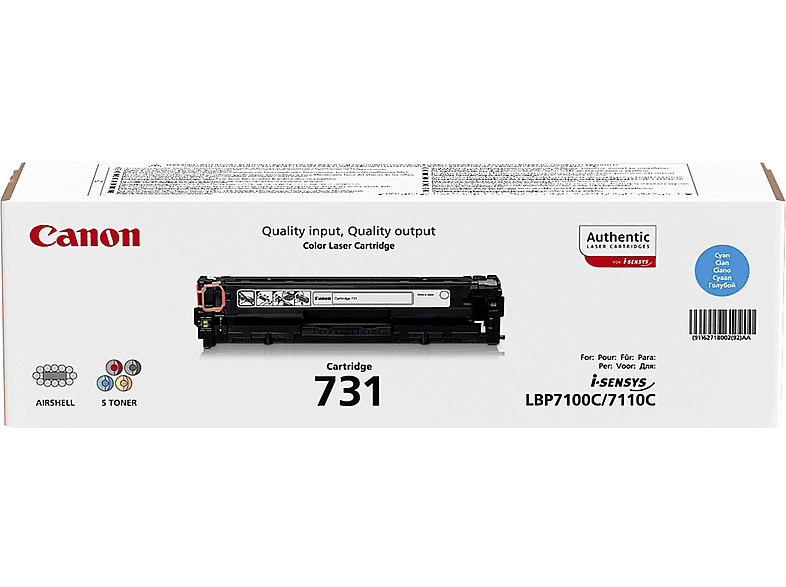 CANON Cyan 731C (6271B002); Tonerpatrone — Foto 3 von 3