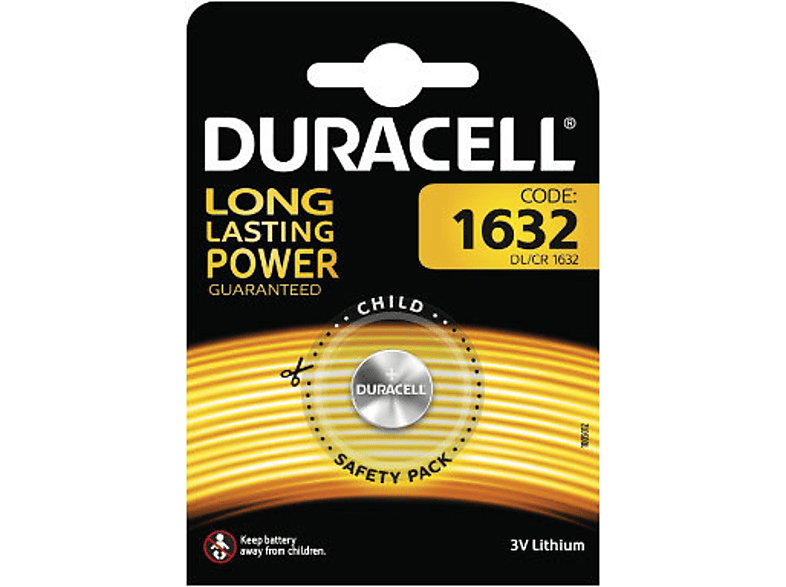 Duracell 1632 Lithium Knopfzellenbatterie — Foto 2 von 2