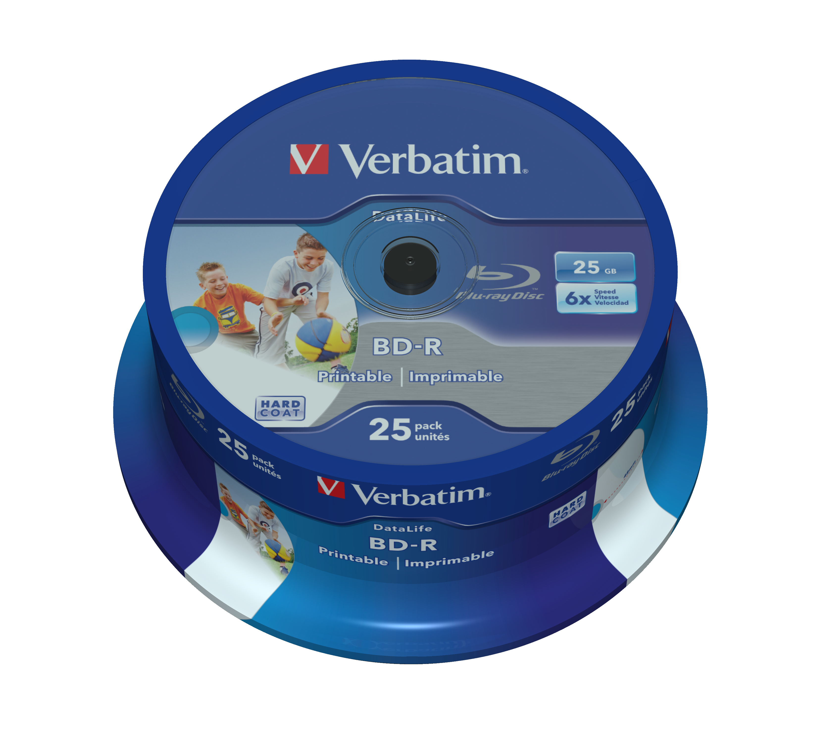 Blu-ray-Disc-Set mit zwei Discs, blau-weißem Gehäuse. Zwei Personen, die Ball spielen, sind auf dem Cover.
