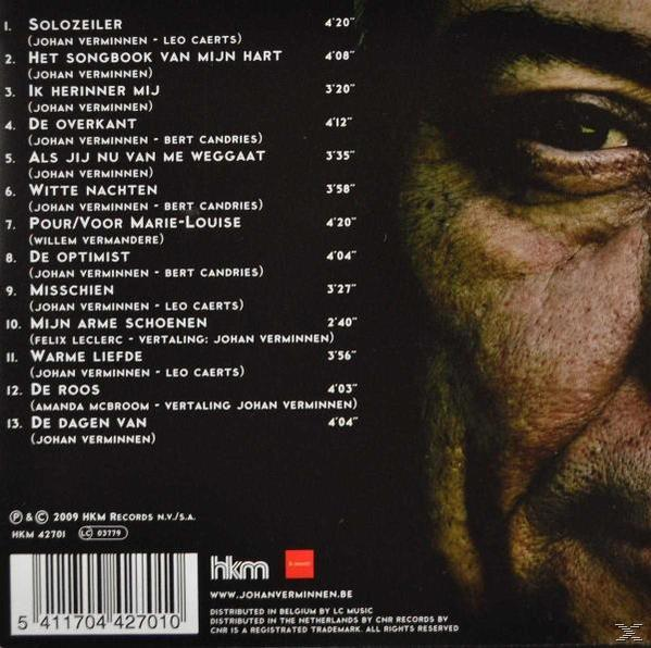 Johan Verminnen - Solozeiler CD