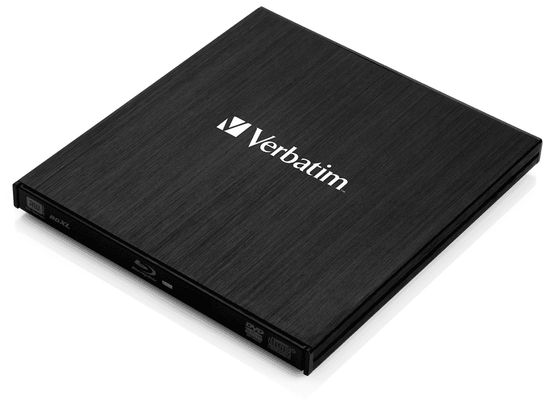 VERBATIM External Slimline Blu-ray Brenner, USB 3.0, Extern, Schwarz (43890) — Foto 5 von 5