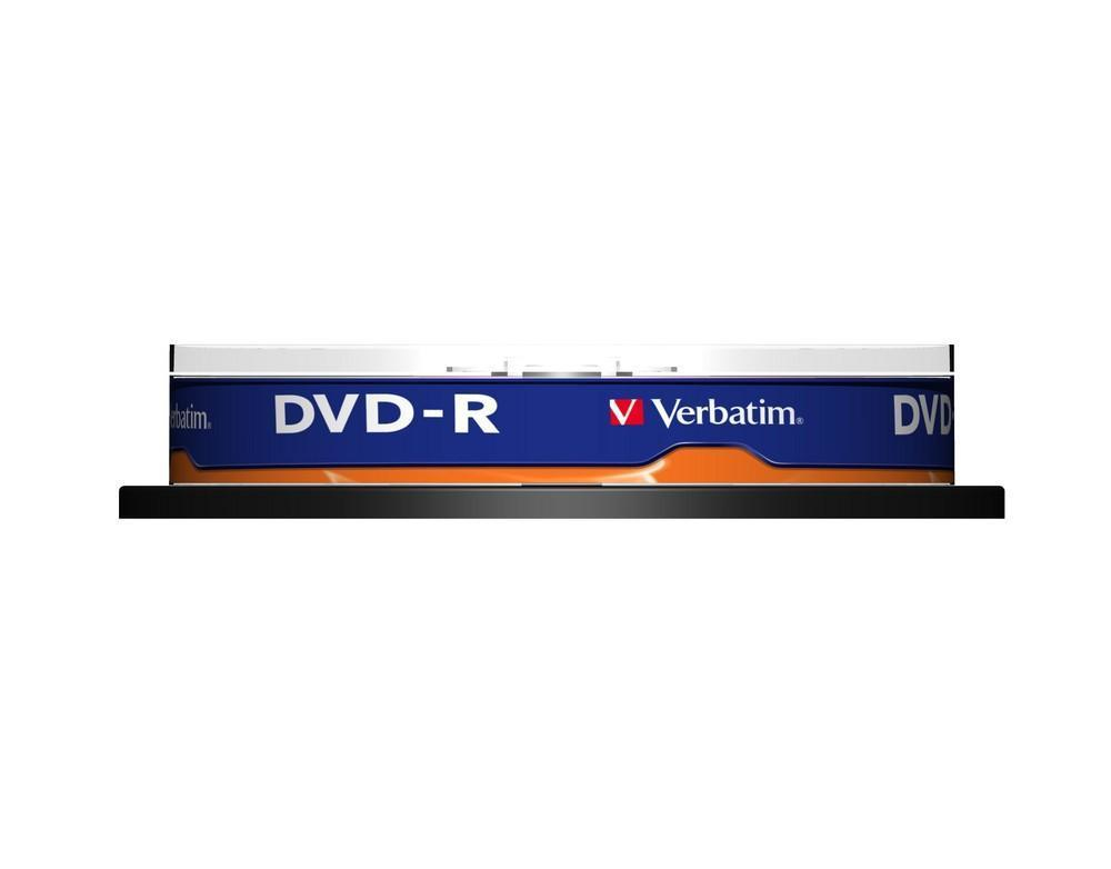 DVD-R-Discs in einer durchsichtigen Kunststoffhülle.