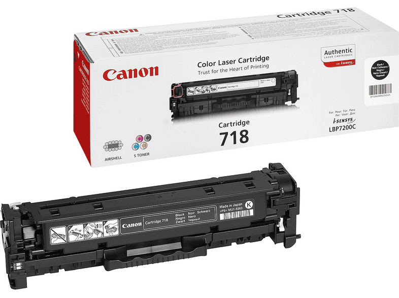 CANON 718 Black 2662B002; Tonerpatrone — Foto 2 von 2