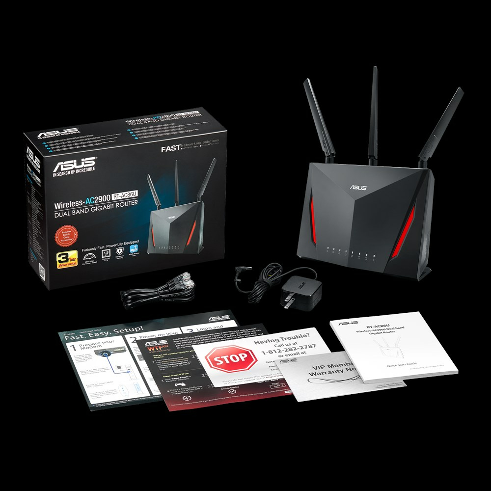 ASUS WLAN-Router RT-AC86U (90IG0401-BM3000)