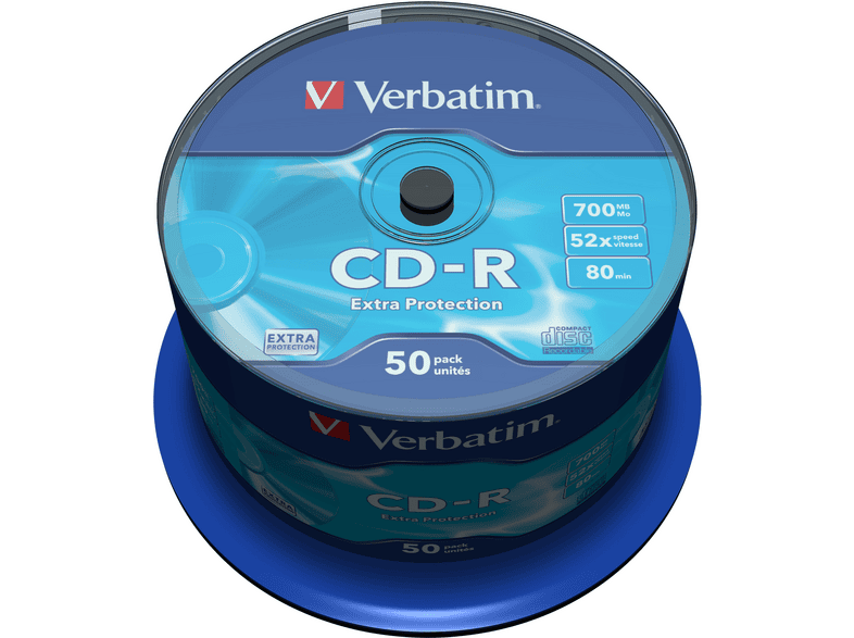VERBATIM 43351 CD-R 700 52X 50ER Spindel; Rohlinge — Foto 3 von 3