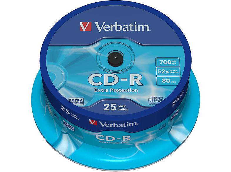 VERBATIM 43432 CD-R 52X EP 25ER Spindel; Rohling — Foto 2 von 3