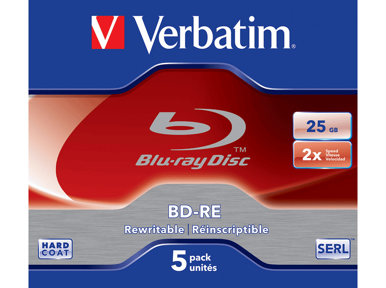 VERBATIM 43615 BD-RE 25GB 5ER JC — Foto 4 von 4