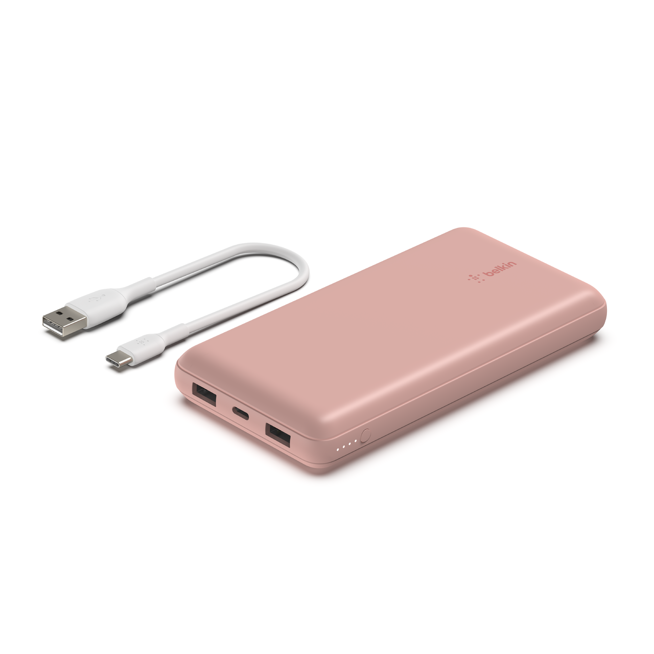 BELKIN 20000 15W 2 Usb A- Type-C Taşınabilir Şarj Cihazı Rose Gold