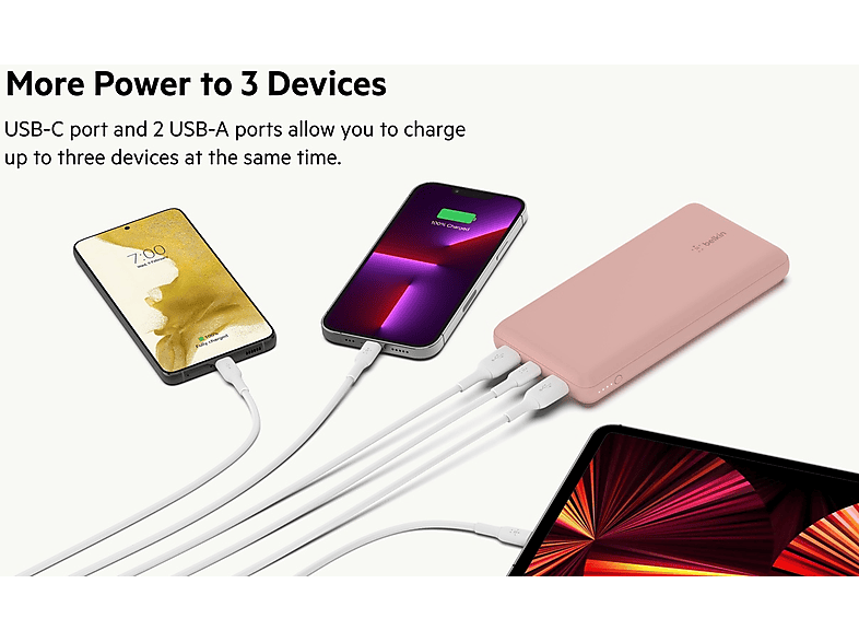 BELKIN Belkin 15W USB A-C RGold Taşınabilir Şarj Cihazı_2